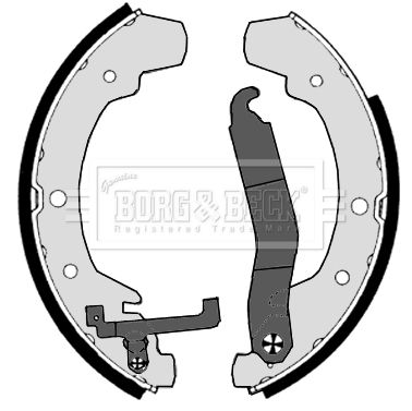 BORG & BECK Piduriklotside komplekt BBS6043